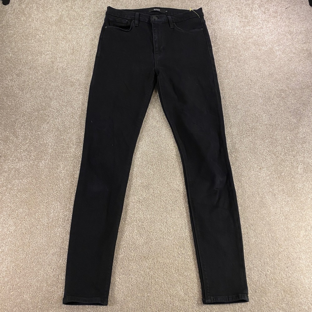 Hudson Barbara Super‎ Skinny Jeans Womens 27 Black High Rise Stretch Streetwear